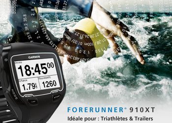 Test de la montre GPS Cardio Garmin Forerunner 910XT