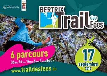 4 dossards à gagner pour le Trail des fées 2016, Bertrix (Belgique)