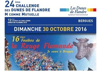 3 dossards pour la Rouge Flamande 2016 (Nord)