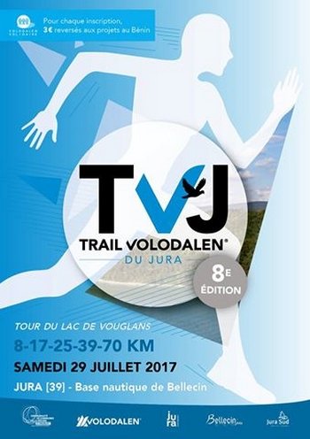 4 dossards Trail Volodalen du Jura 2017