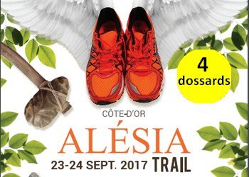 4 dossards Alesia Trail 2017 (Côte d&rsquo;Or)