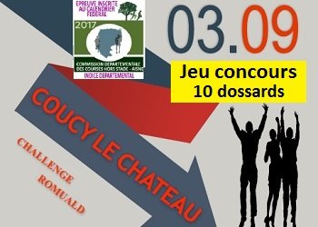 10 dossards pour les 15 km de Coucy le Château 2017 (Aisne)