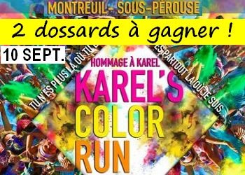 2 dossards pour la Karel&rsquo;s Color Run 2017 (Ille et Vilaine)