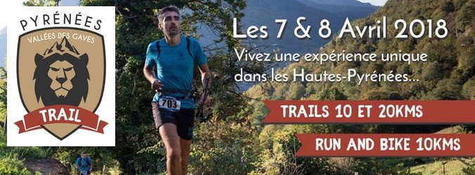4 dossards Pyrénées Vallées des Gaves Trail 2018