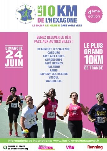 2 dossards 10 km de l’Hexagone – Paris 2018 | Jogging-Plus : Course à ...
