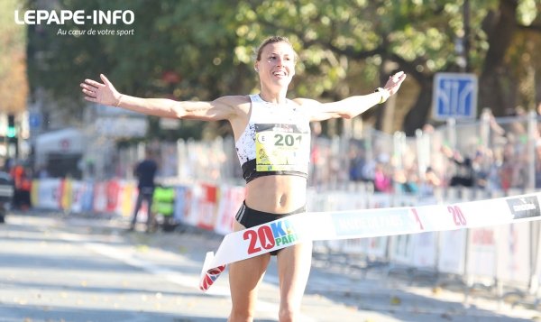 Ophélie Claude-Boxberger remporte les 20 km de Paris 2018