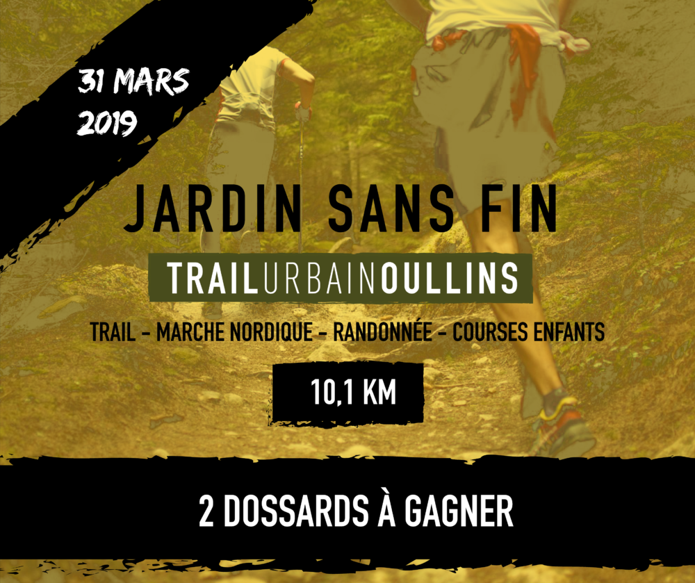 2 dossards Jardin Sans Fin 2019 (Rhône)