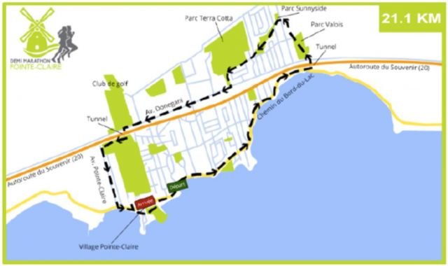 Demi marathon de Pointe-Claire