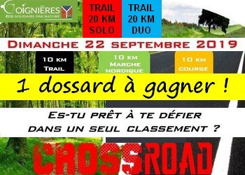 1 dossards CrossRoad de Coignières 2019 (Yvelines)