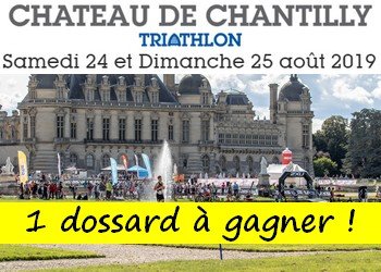 1 dossards Triathlon du Château de Chantilly 2019 (Oise)