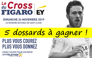5 dossards Cross du Figaro 2019 (Hauts de Seine)