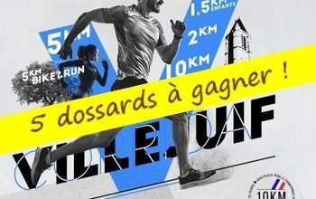 5 dossards Corrida de Villejuif 2019 (Val de Marne)