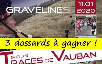 3 dossards Sur les traces de Vauban 2020 (Nord)