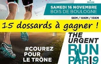 15 dossards Urgent Run Paris 2019 (Paris)