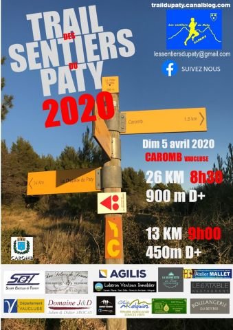 Trail des Sentiers du Paty Trail des Sentiers du Paty