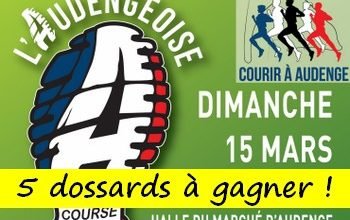 5 dossards Audengeoise 2020 (Gironde)