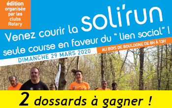2 dossards Soli Run Paris 2020 (Paris)