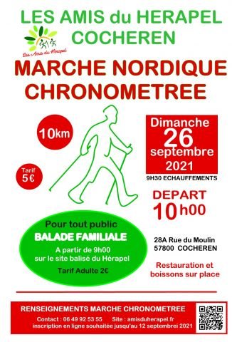 Marche nordique chronométrée Marche nordique chronométrée