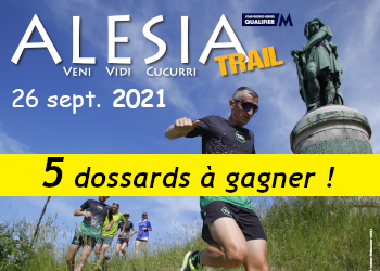 5 dossards Alesia Trail 2021 (Cote d'Or)
