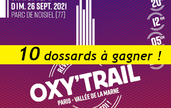10 dossards Oxy Trail 2021 (Seine et Marne)