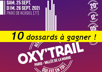 10 dossards Oxy Trail 2021 (Seine et Marne)