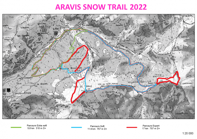 Aravis Snow Trail