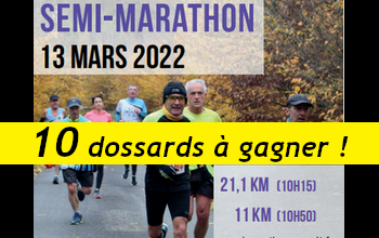 10 dossards Semi-marathon d Orvault 2022 (Loire Atlantique)