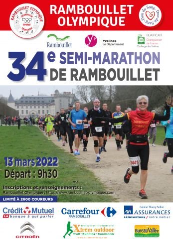 Semimarathon de Rambouillet 2023  JoggingPlus  Course à pied, du