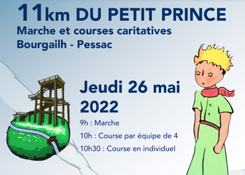 Course du Petit Prince - événement caritatif pour aider la recherche contre les sarcomes; cancers rares des enfants et jeunes adultes