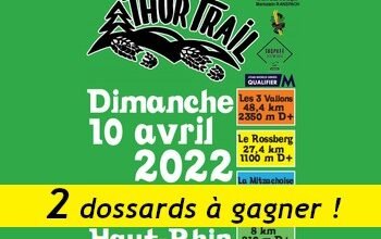 2 dossards Thur Trail 2022 (Haut Rhin)