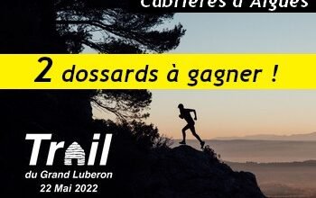 2 dossards Trail du Grand Luberon 2022 (Vaucluse)