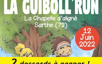 2 dossards Guiboll Run 2022 (Sarthe)