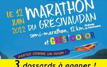 3 dossards Grési Courant Le Versoud 2022 (Isère)