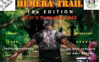 2 dossards Hemera Trail 2022 (Moselle)