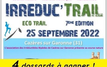 4 dossards Irreduc Trail 2022 (Haute Garonne)