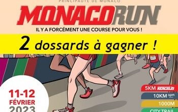 2 dossards Monaco Run 2023 (Monaco)