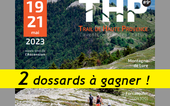 2 dossards THP Trail Haute Provence 2023 (Alpes de Haute Provence)