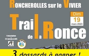 3 dossards Trail de la Ronce 2023 (Seine Maritime)