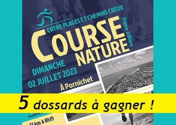 5 dossards Trail Entre Plages et chemins creux 2023 (Loire Atlantique)
