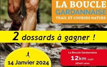 2 dossards Boucle Gardannaise 2024 (Bouches du Rhône)