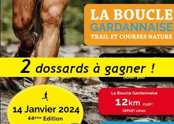 2 dossards Boucle Gardannaise 2024 (Bouches du Rhône)