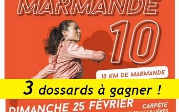 3 dossards 5 et 10 km de Marmande 2024 (Lot et Garonne)