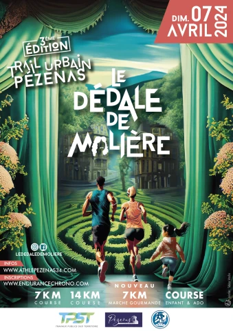 Trail urbain Pézenas - Le Dédale de Molière