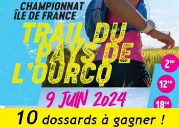 10 dossards Trail du Pays de l Ourcq 2024 (Seine et Marne)