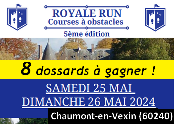 8 dossards Royale Run 2024 (Oise)