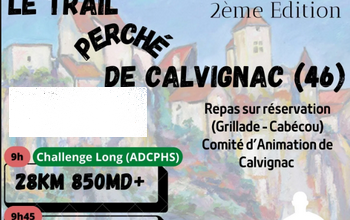 Trail perché de Calvignac