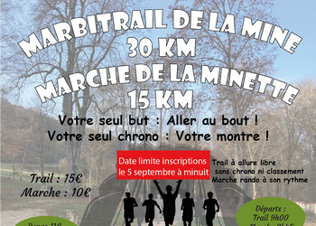 Marbitrail de la mine