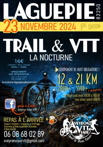 Nocture Trail et VTT