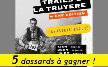 5 dossards Trails de la Truyère 2025 (Cantal)