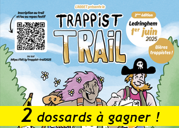 2 dossards Trappist Trail 2025 (Nord)